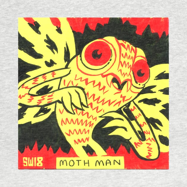 Mothman by washburnillustration